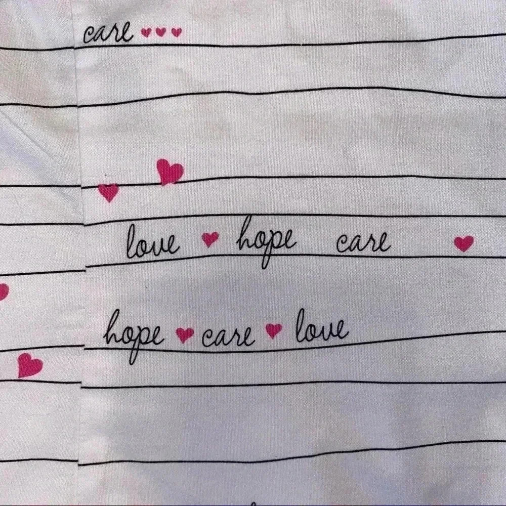 𝅺CHEROKEE Scrubs Top Size M Adorable Breast Cancer Awareness - Picture 7 of 8